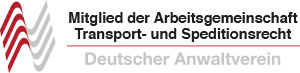 Mitglied der Arbeitsgemeinschaft Transport- und Speditionsrecht im Deutschen Anwaltverein
